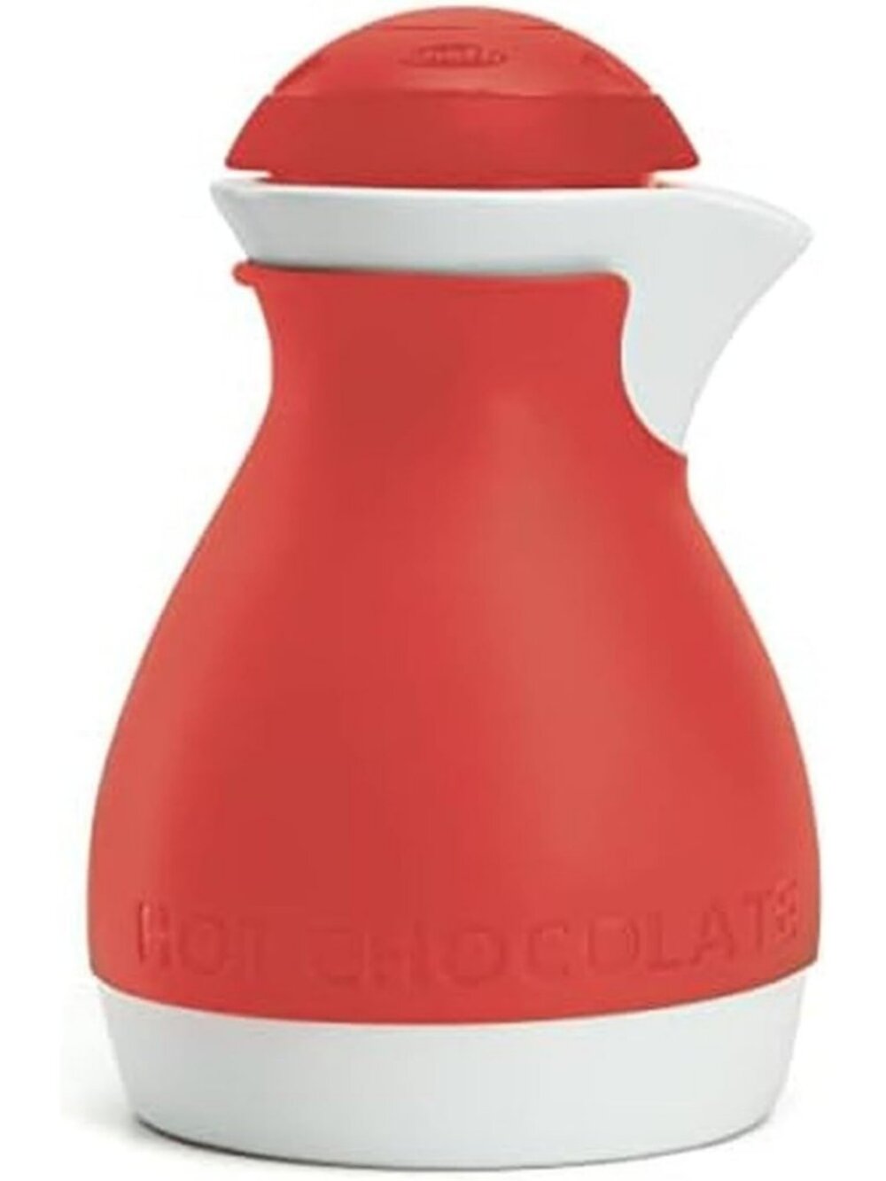 Frothing Hot Chocolate Pot for Creamy Beverages, Easy Whisk & Pour, Kitchen